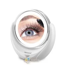Miroir 2 Faces Lumineux Orientable sur 360° - Techwood